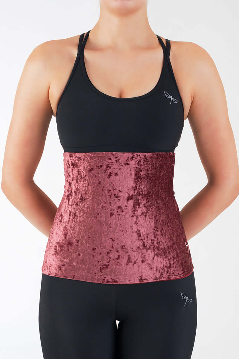 Velvet back warmer for dancers - Image 3