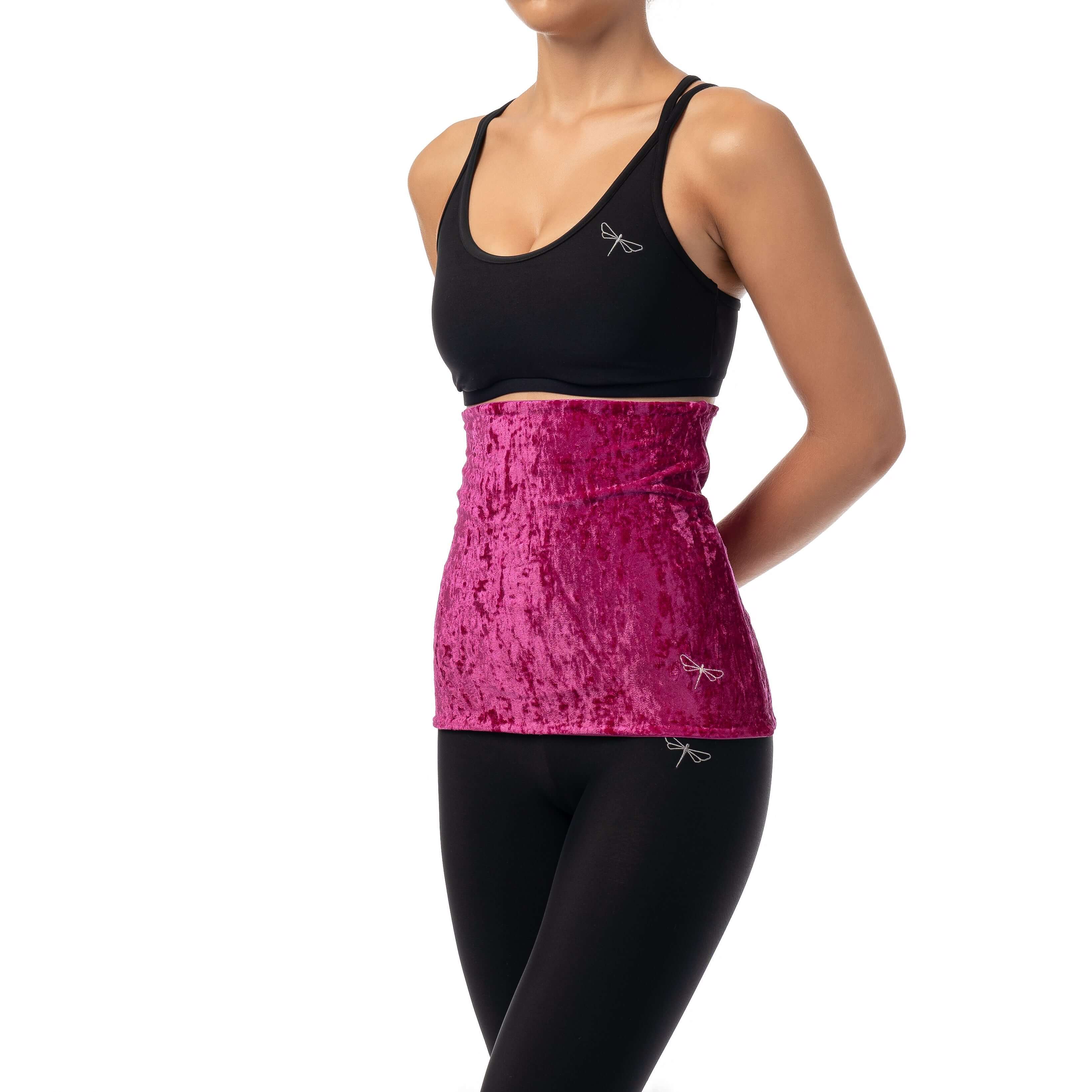 Velvet back warmer for dancers - Image 34