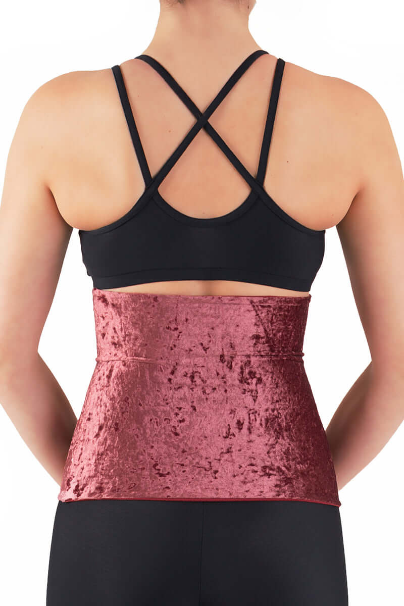 Velvet back warmer for dancers - Image 4