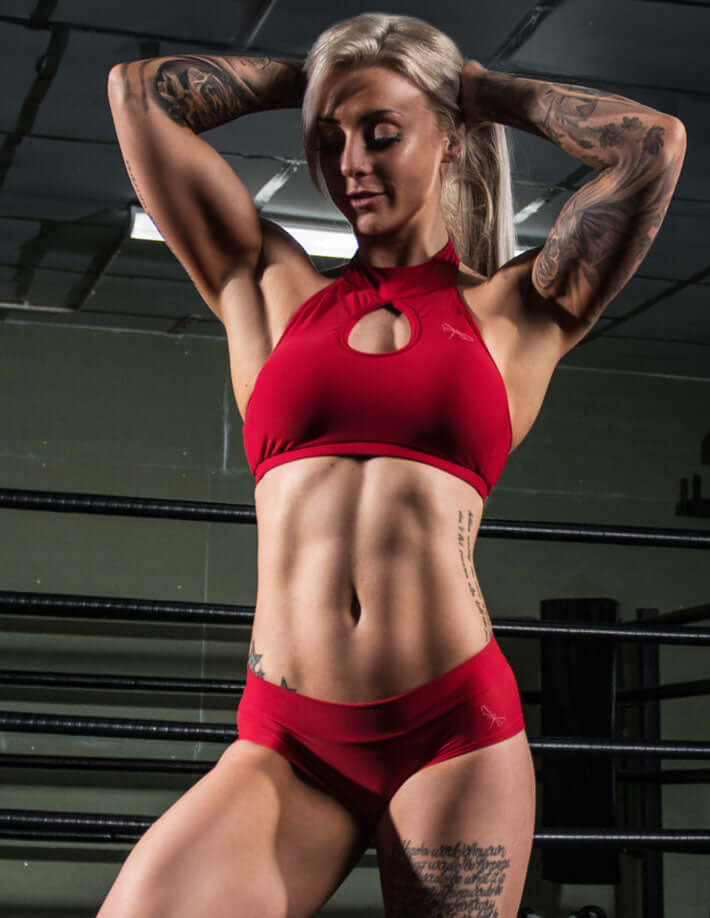 High neck sports bra Terri - Image 12