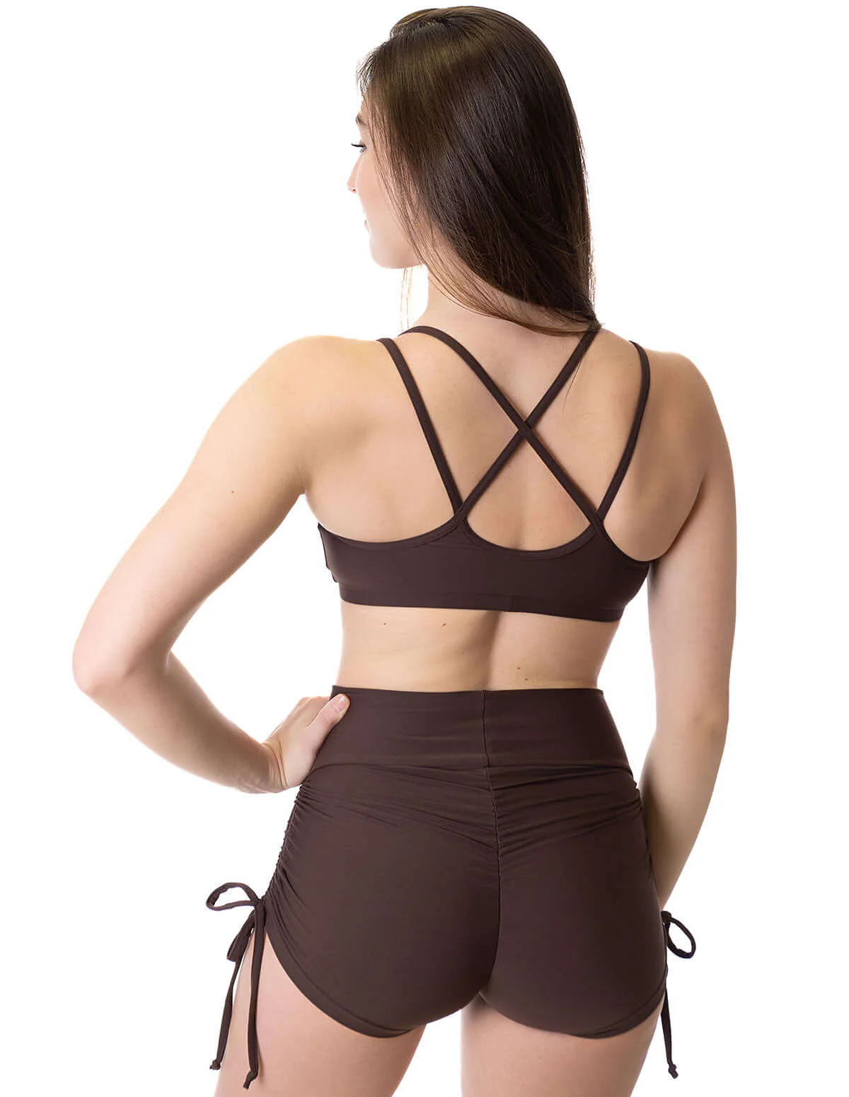 High waist drawstring pole shorts - Emma - Image 13