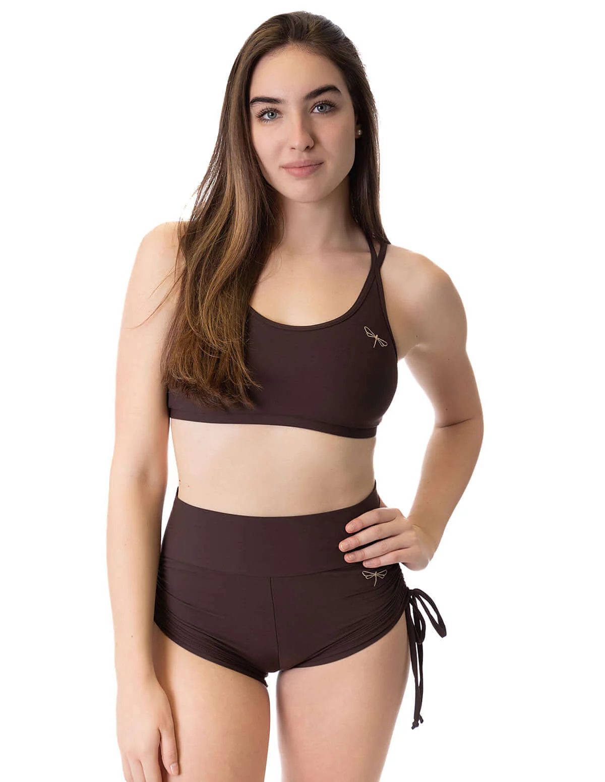 High waist drawstring pole shorts - Emma - Image 14