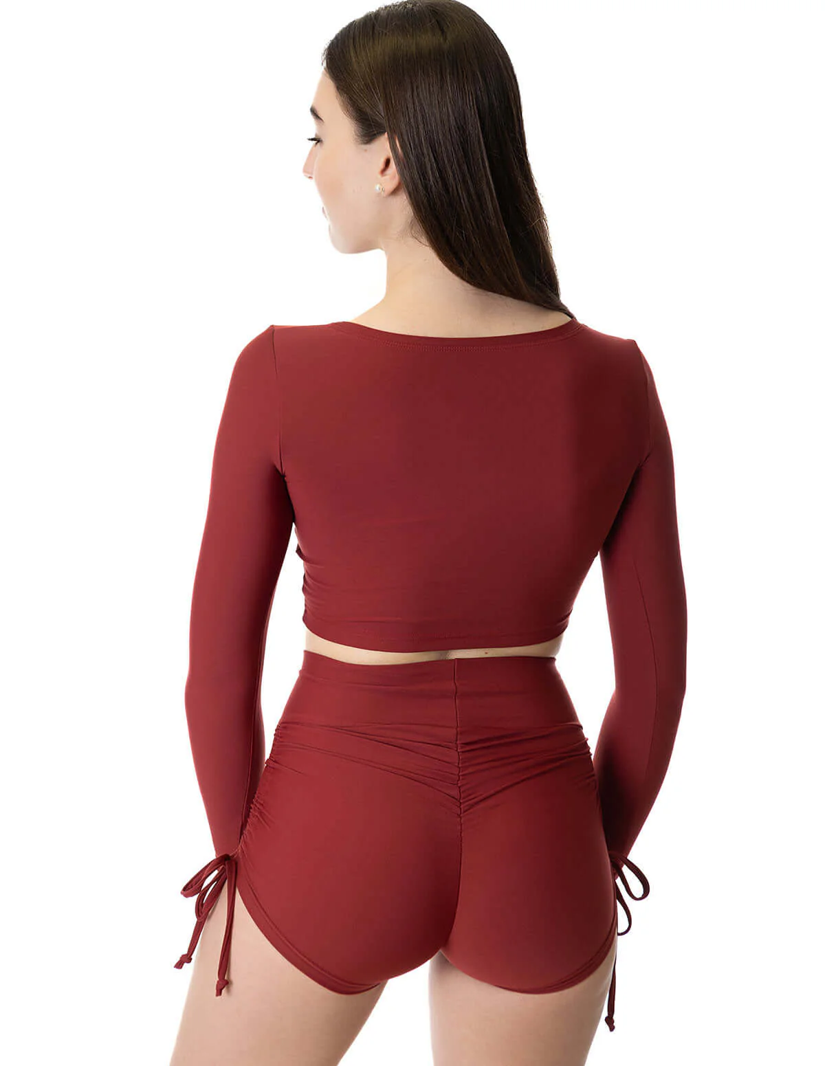 High waist drawstring pole shorts - Emma - Image 6