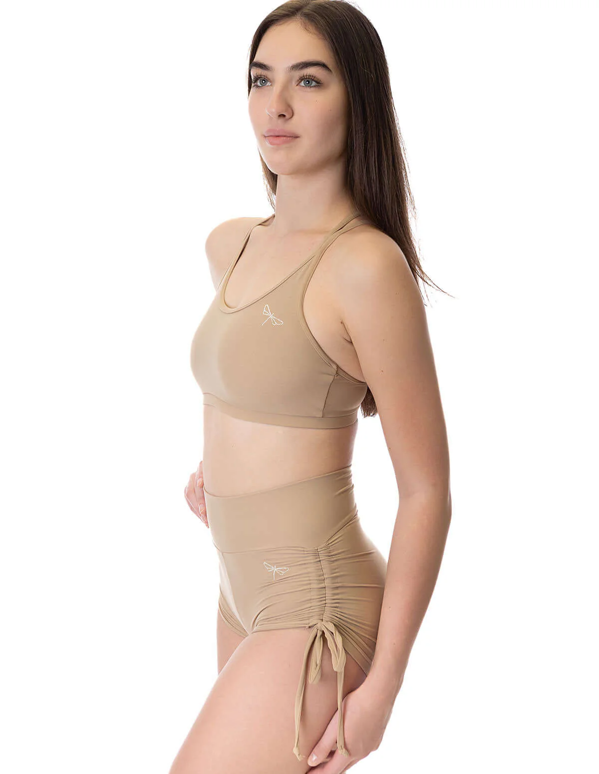 High waist drawstring pole shorts - Emma - Image 67