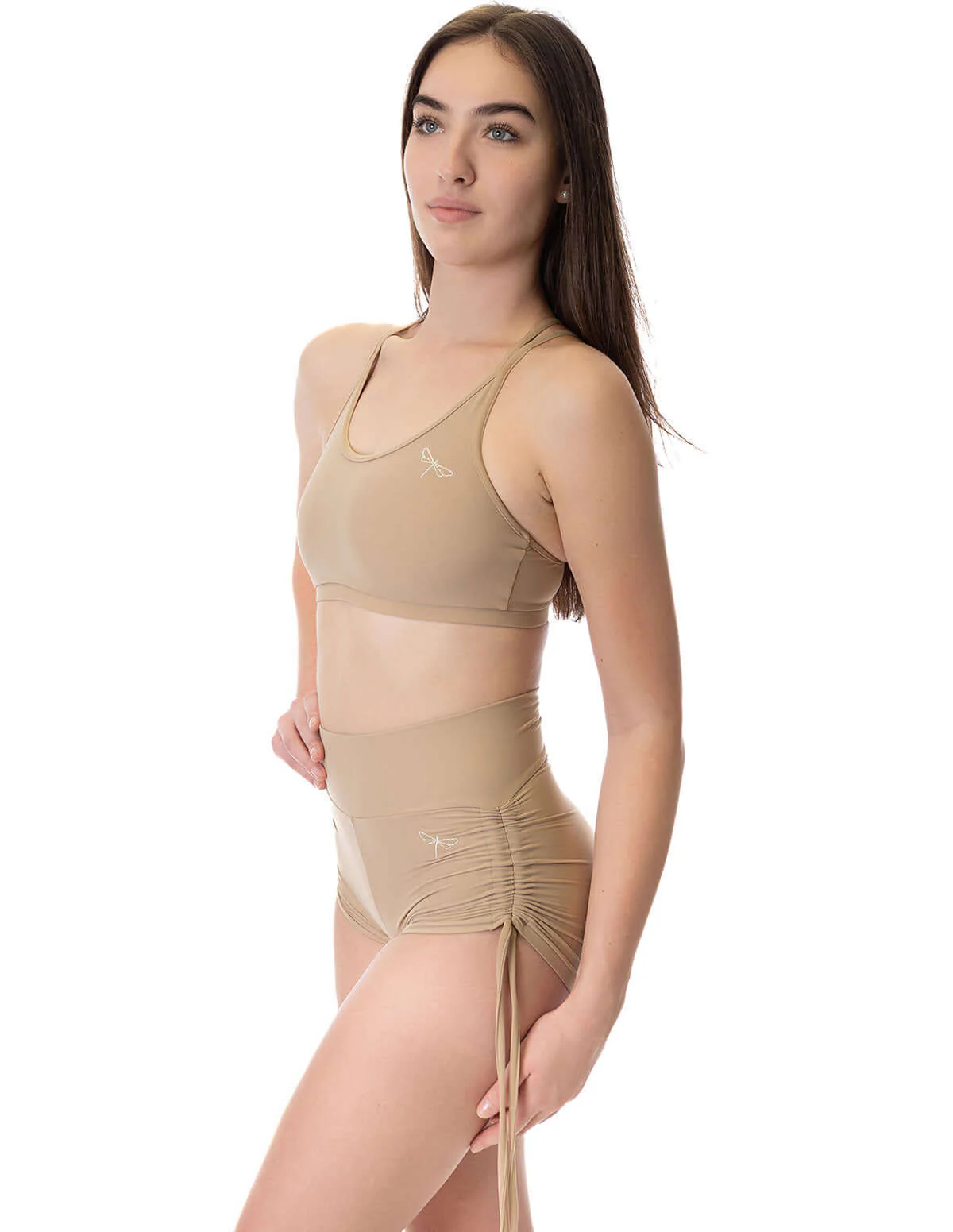 High waist drawstring pole shorts - Emma - Image 69