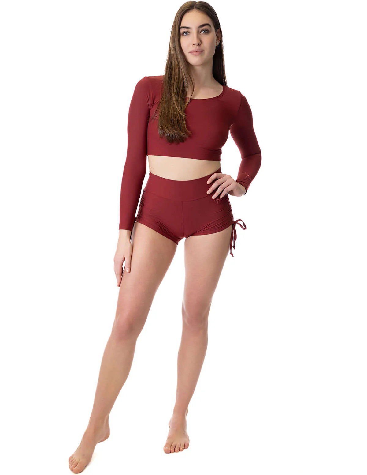 High waist drawstring pole shorts - Emma - Image 9