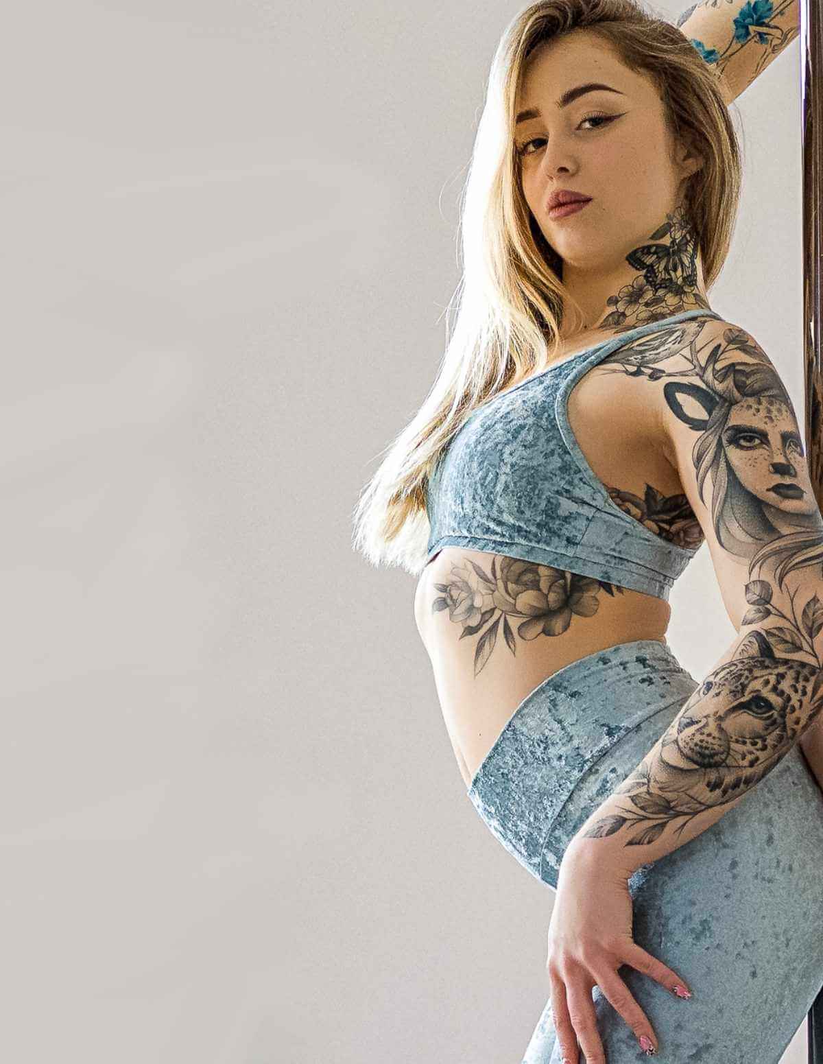 Velvet leggings, mid rise - Adriana - Image 18