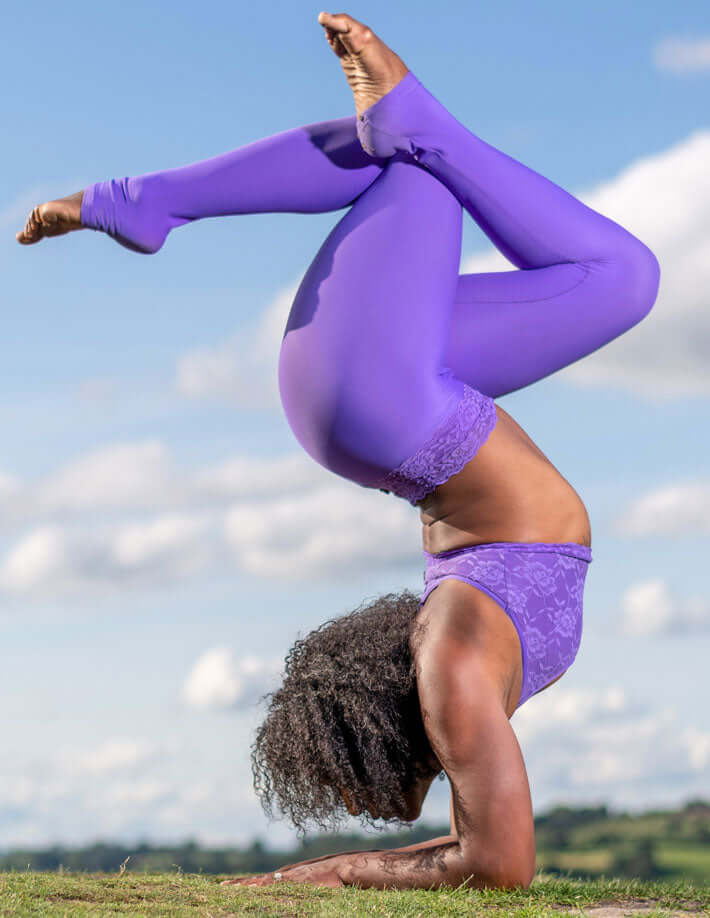 Sport leggings with lace Adriana - Image 6