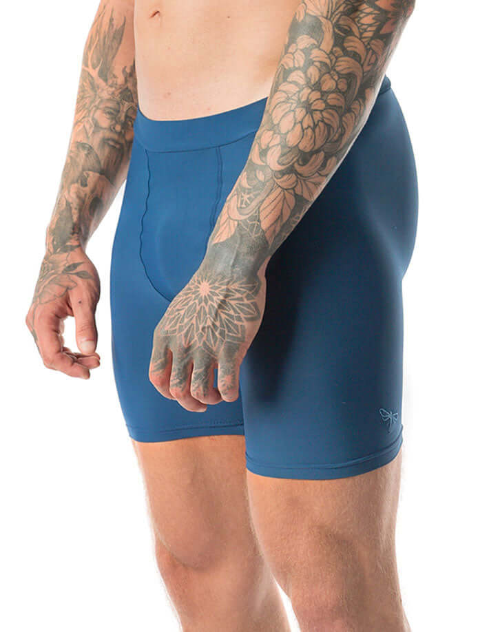 Men's hot yoga shorts, sweatproof Lycra fit - James - Image 14