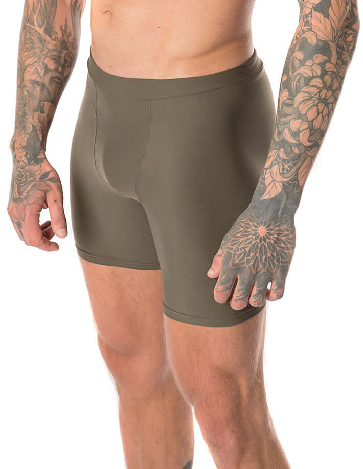 Men's hot yoga shorts, sweatproof Lycra fit - James - Image 7
