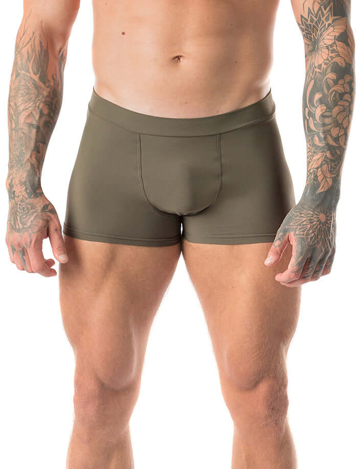 Men’s Bikram yoga shorts, sweatproof Lycra fit  – Mike - Image 5