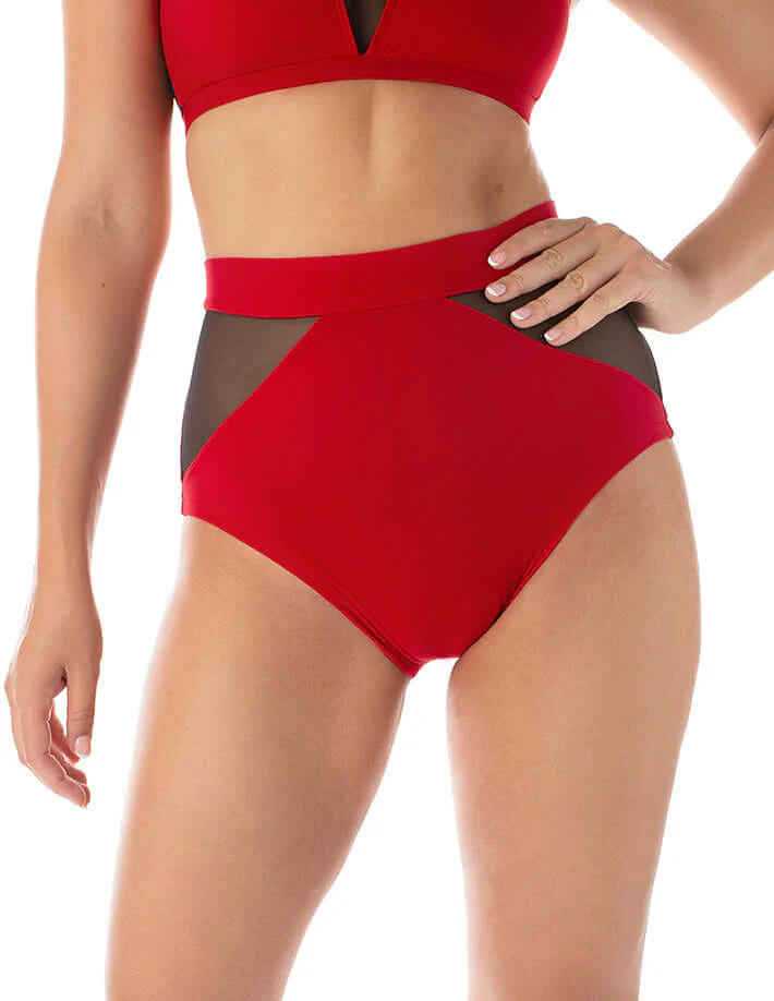 High waist mesh pole shorts - Monica - Image 33