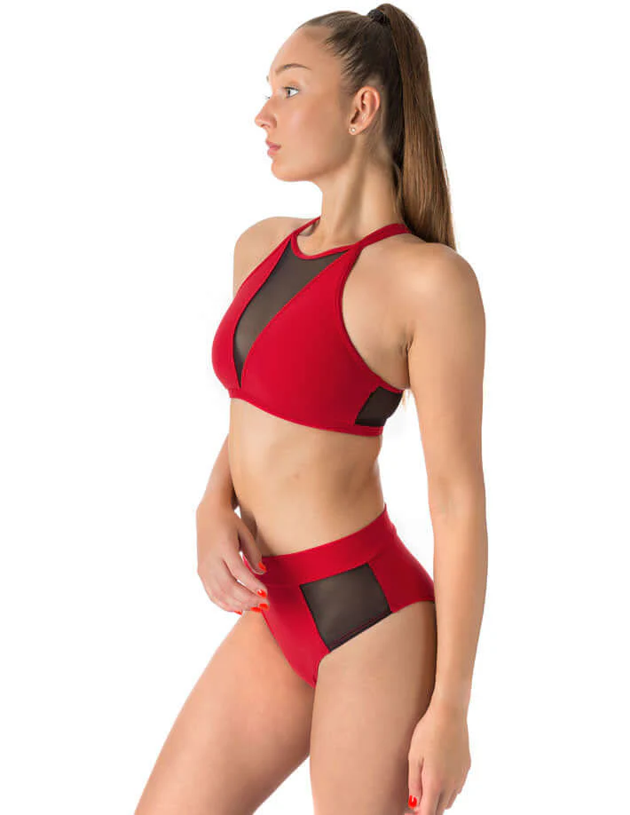 Mesh sports bra for pole dance and yoga - Victoria - Image 25