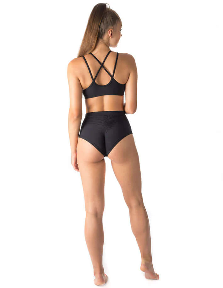 Scrunch pole shorts, high waist fit – Lola - Image 16
