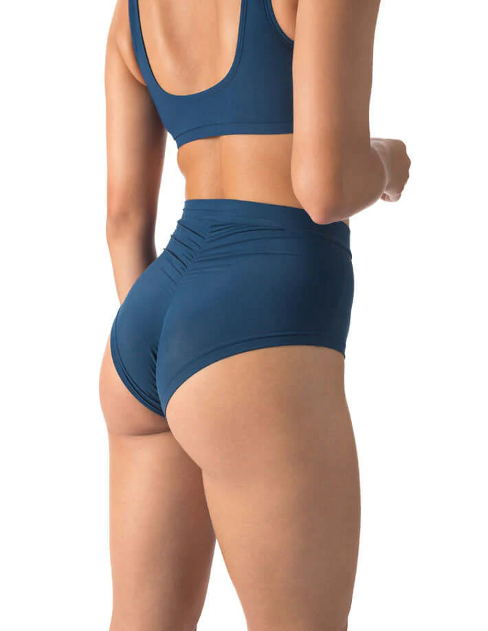 Scrunch pole shorts, high waist fit – Lola - Image 71