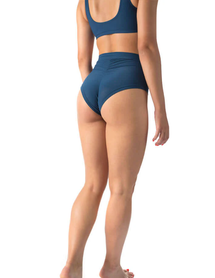 Scrunch pole shorts, high waist fit – Lola - Image 72