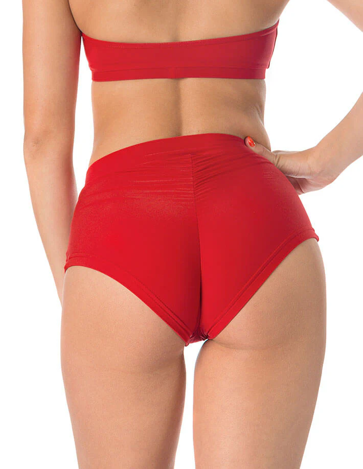Scrunch pole shorts, high waist fit – Lola - Image 75