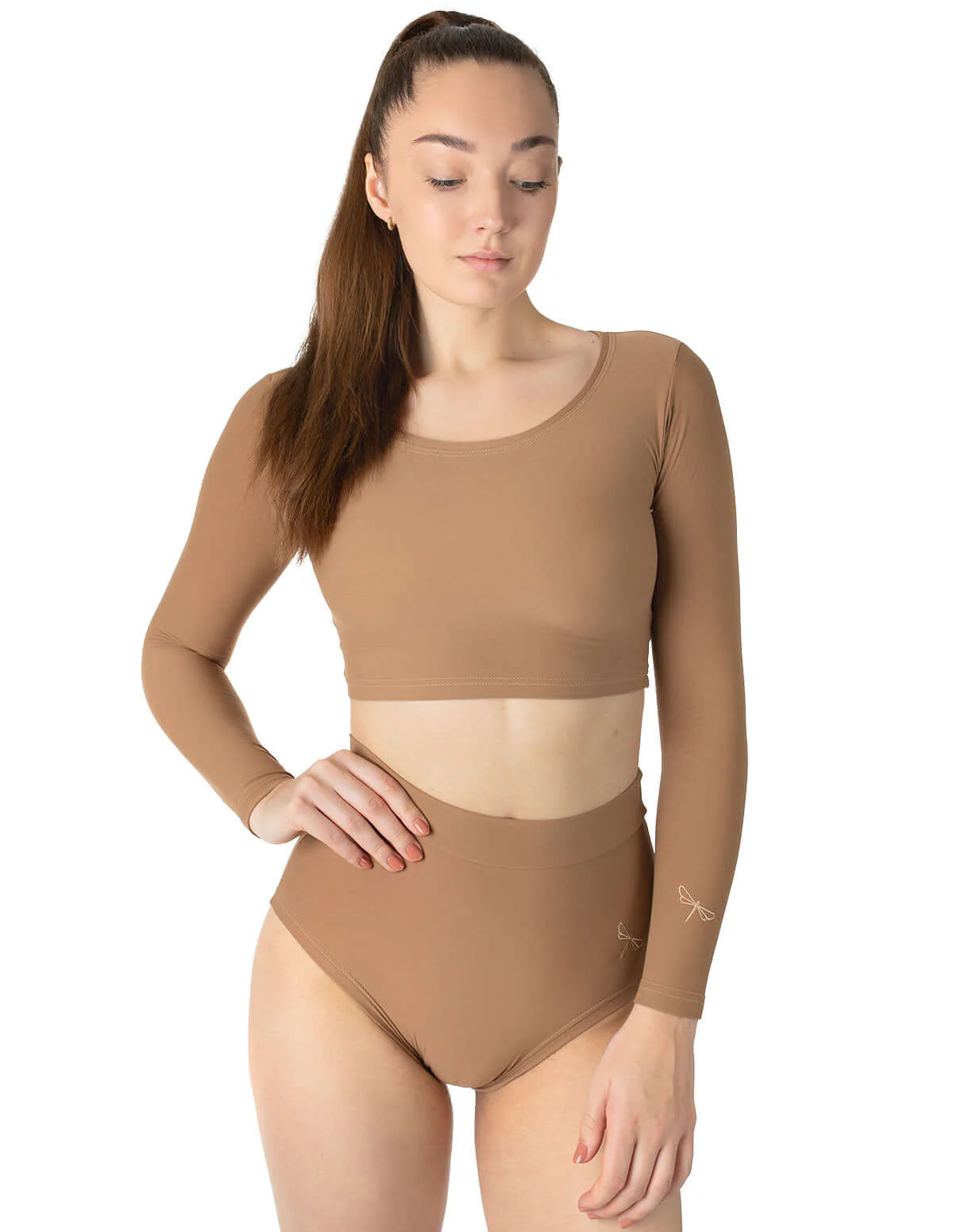 Scrunch pole shorts, high waist fit – Lola - Image 77