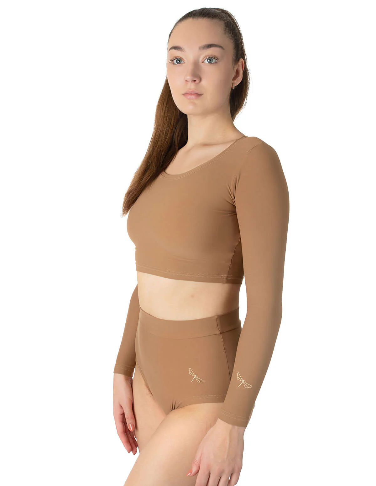 Scrunch pole shorts, high waist fit – Lola - Image 78