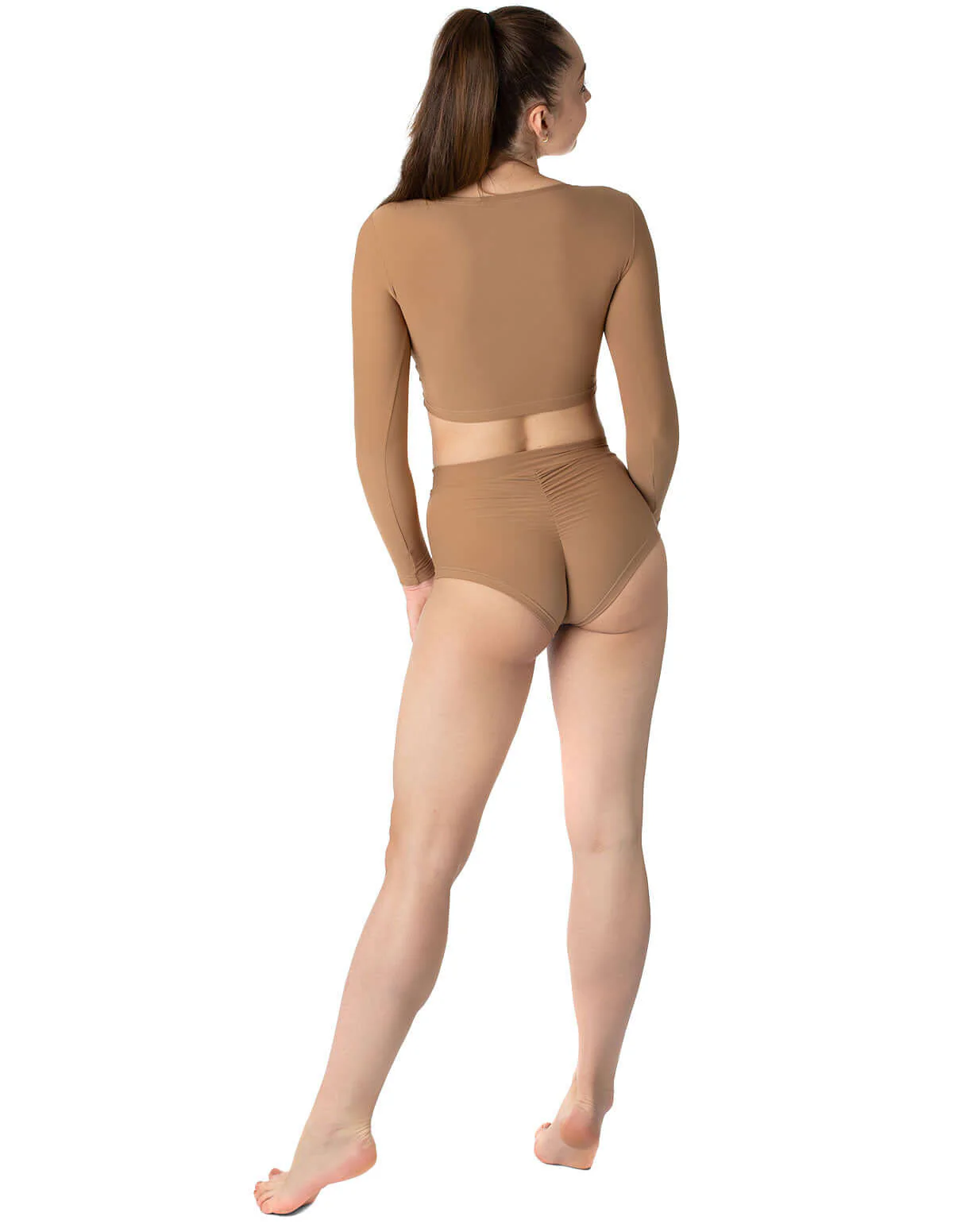 Scrunch pole shorts, high waist fit – Lola - Image 80
