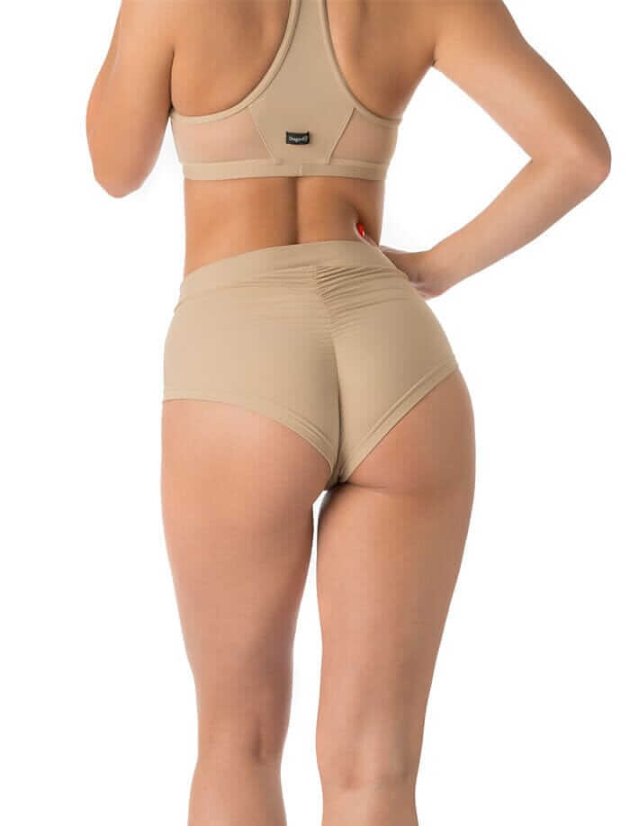 Scrunch pole shorts, high waist fit – Lola - Image 87