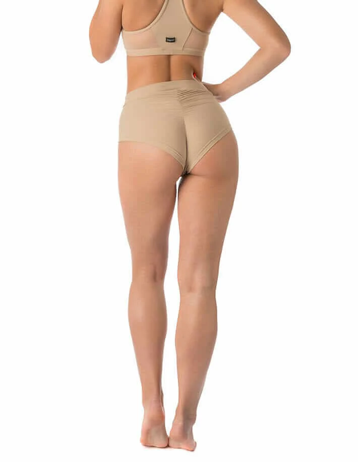 Scrunch pole shorts, high waist fit – Lola - Image 91