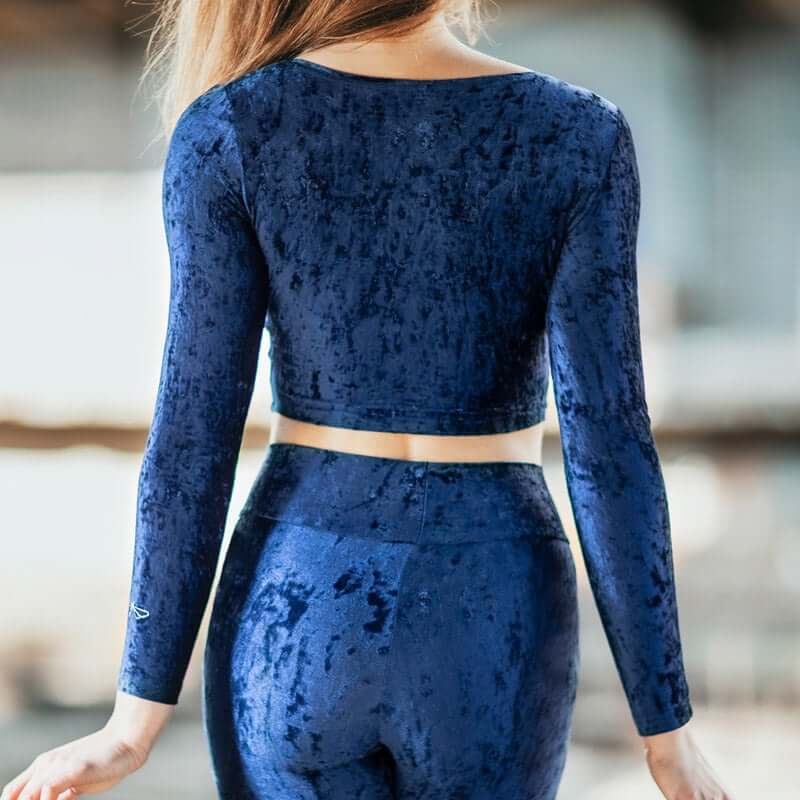 Velvet sport crop top - Pavi - Image 21