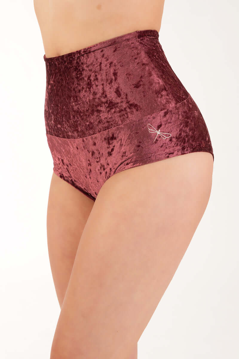 High waisted velvet pole shorts - Betty - Image 12