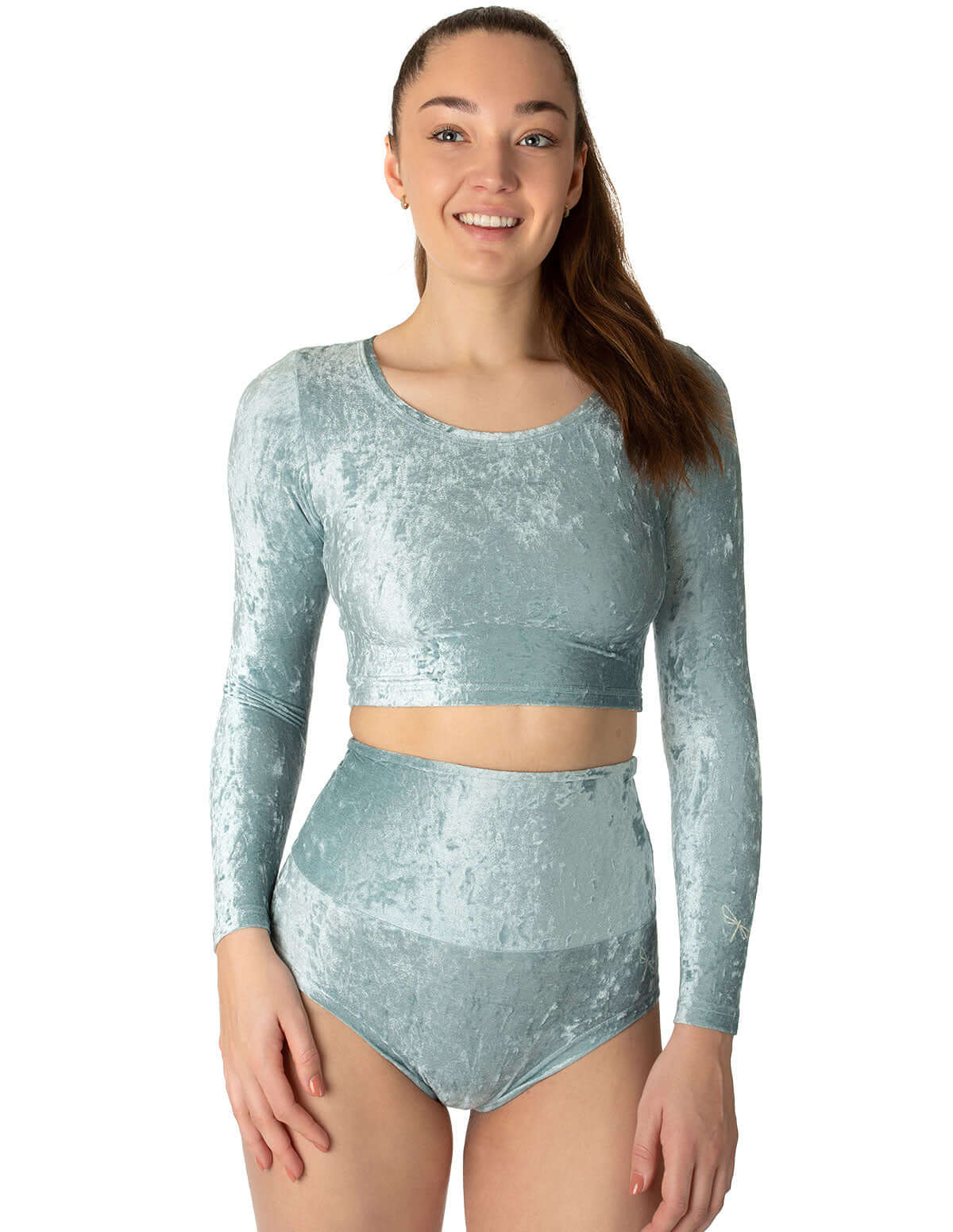 High waisted velvet pole shorts - Betty - Image 20