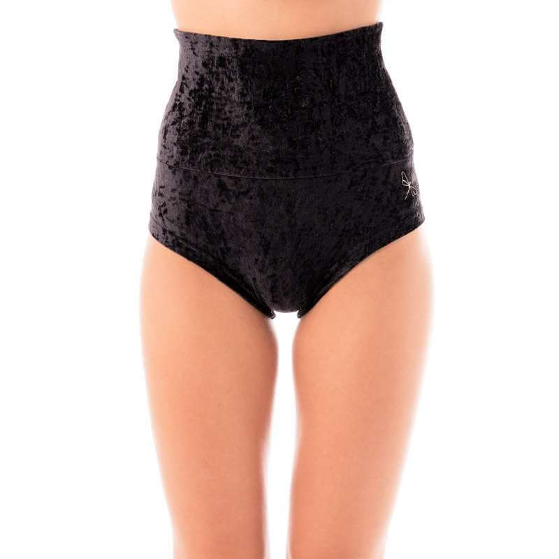 High waisted velvet pole shorts - Betty - Image 26