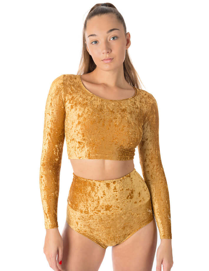 High waisted velvet pole shorts - Betty - Image 28