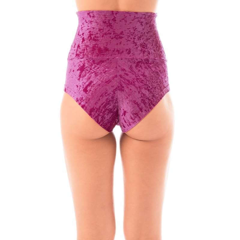 High waisted velvet pole shorts - Betty - Image 37