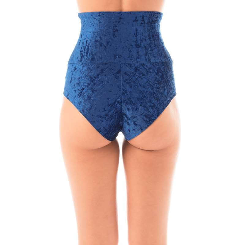 High waisted velvet pole shorts - Betty - Image 40