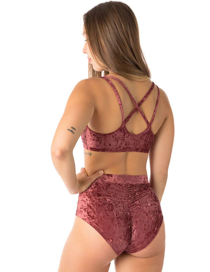 Velvet pole shorts scrunch butt - Lola - Image 10