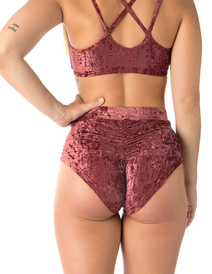 Velvet pole shorts scrunch butt - Lola - Image 12