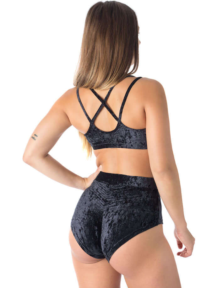 Velvet pole shorts scrunch butt - Lola - Image 25